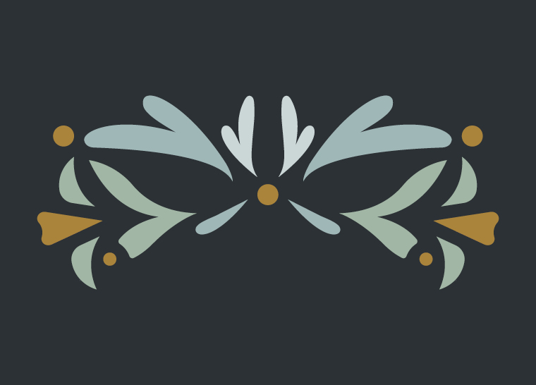 illustration pattern of a mask
