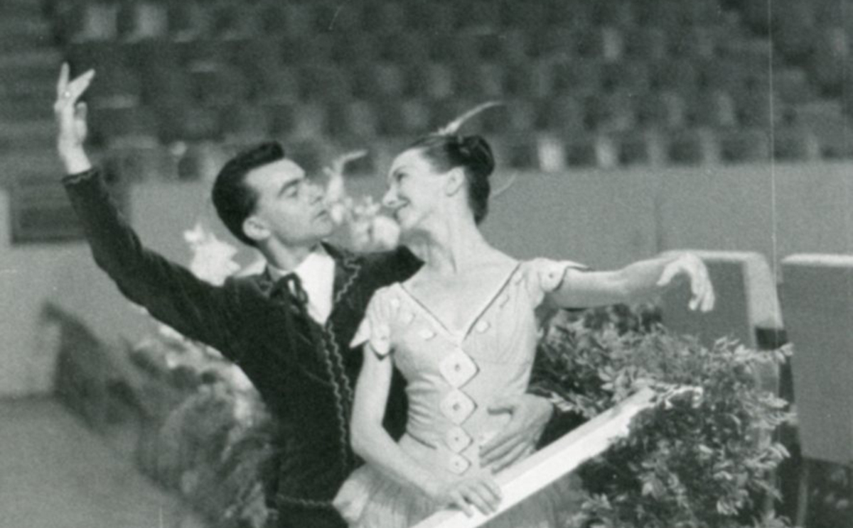 a black and white photo of the Command Performance